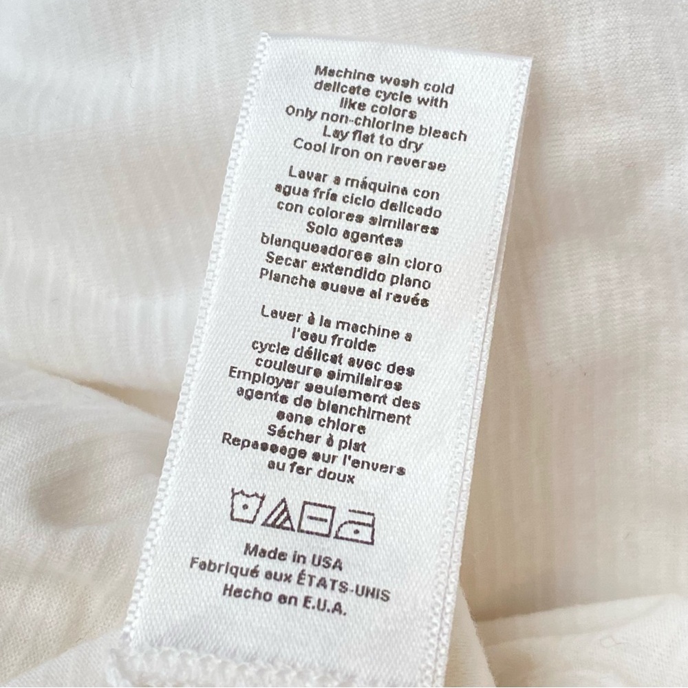 LUNYA WHITE COOL HIGH RISE PANTS - Picture 12 of 13
